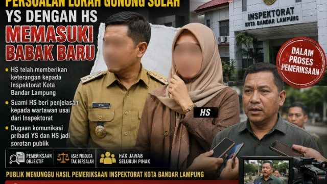 Persoalan Lurah Gunung Sulah dan Perempuan HS Masuk Inspektorat, Suami Beri Penjelasan Kepada Wartawan