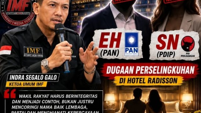 IMF Soroti Dugaan Skandal Dua Anggota DPRD Bandar Lampung di Hotel, SN dan EH Diminta Beri Klarifikasi