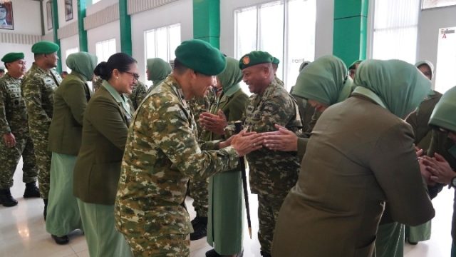 Danrem 043/Gatam Hadiri Sertijab Pejabat Kodam XXI/Radin Inten, Tegaskan Komitmen Sinergitas untuk Lampung