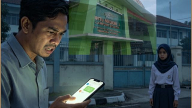 Sekolah Dianggap Menyepelekan, Ayah Siswi MTsN 1 Lamsel Murka: Anak Saya Diancam di WA!