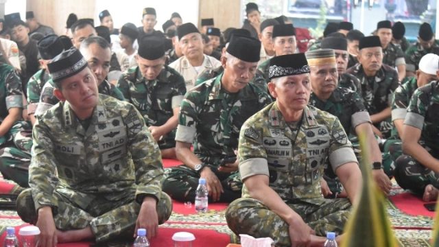 Maulid Nabi dan HUT Ke-79, Korem 043/Gatam Perkuat Semangat Pengabdian Bersama Rakyat