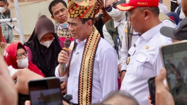 Pastikan Aman Kondusif, Kapolres Lampung Tengah Pimpin Langsung Pengamanan Kunker Menteri Pertanian RI