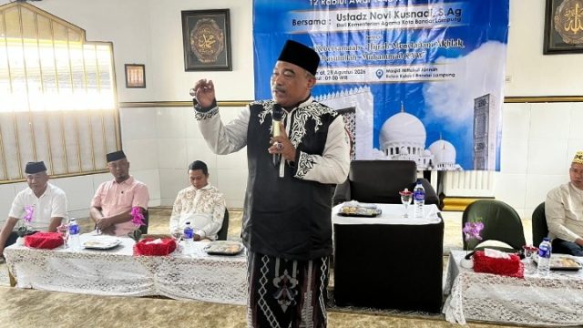 Peringati Maulid Nabi Muhammad SAW 1448 H, Rutan Kelas I Bandar Lampung Gelar Tausiyah dan Penguatan Nilai Akhlak