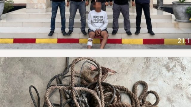 Polsek Kota Agung Tangkap Pembobol Gudang Pencuri Besi di Bekas Pabrik Pasar Madang, Kerugian Korban Rp200 Juta