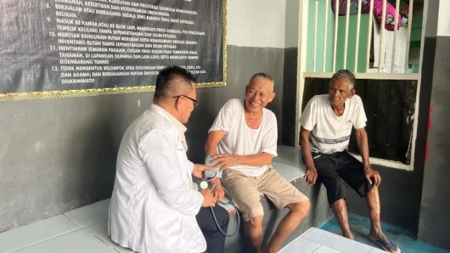 Dokter Menyapa, Rutan Bandar Lampung Jemput Bola Layani Kesehatan Warga Binaan
