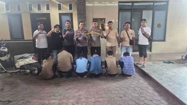 Tawuran di Jalan Soekarno Hatta Bandar Lampung, Polisi Amankan 6 Pelajar