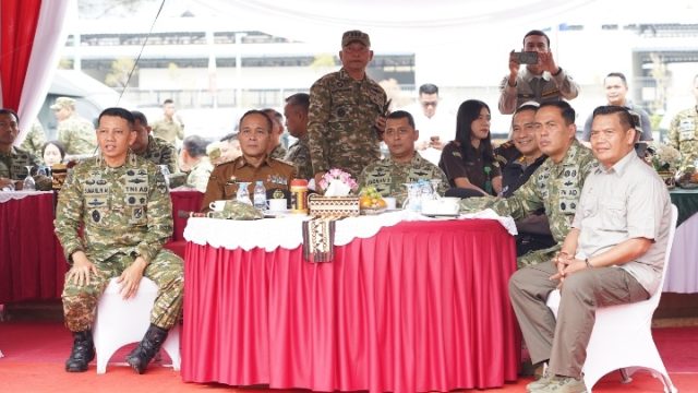Korem 043/Gatam Ikut Bazar Murah HUT Ke-81 TNI di Bandar Lampung