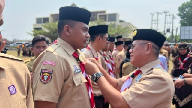 Pancawarsa untuk Pengabdian: Tiga Jajaran Rutan Bandar Lampung Terima Penghargaan Pramuka