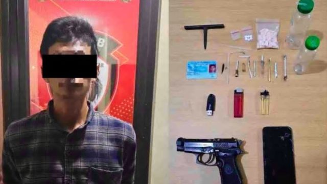 Dini Hari, Tekab 308 Polsek Terbanggi Besar Ringkus Dua Pelaku Narkoba, Senpira Turut Diamankan