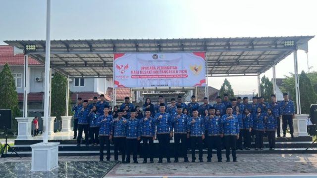Upacara Hari Kesaktian Pancasila, Rutan Kelas I Bandar Lampung Teguhkan Komitmen terhadap Nilai-Nilai Pancasila
