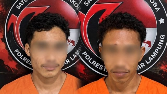 Dua Buruh Nyambi Jual Sabu di Bandar Lampung, 11 Gram Disita Polisi