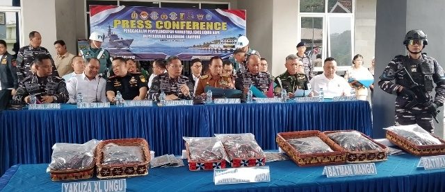 TNI AL Gagalkan Pengiriman 4.364 Cartridge Liquid Vape di Bakauheni