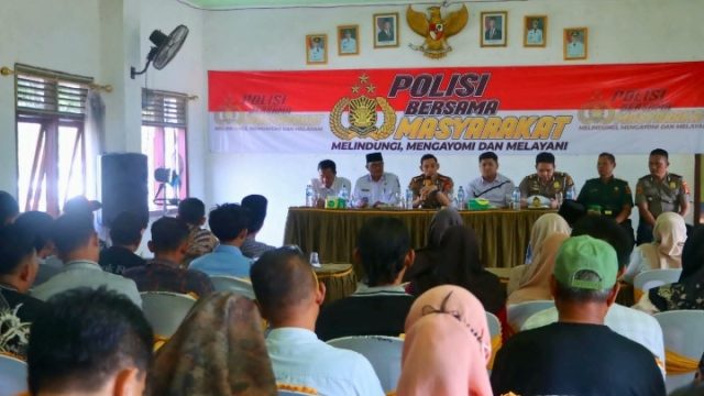 Kumpul Bersama Warga Bulu Sari, Kapolres Lampung Tengah Tanggapi Langsung Keluhan Masyarakat