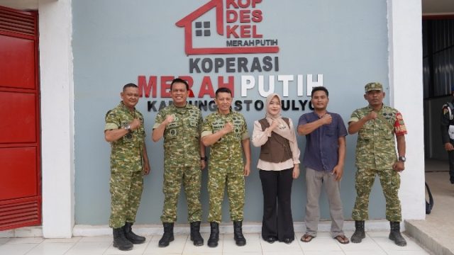 Danrem 043/Gatam Tinjau Kesiapan Operasional KDKMP Astomulyo