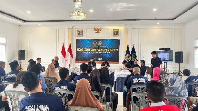 Rutan Kelas I Bandar Lampung Gelar Sidang TPP Tamping Dan Integrasi, Dukung Proses Pembinaan Warga Binaan